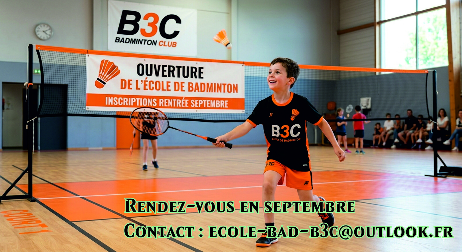 Ouverture de l'école de badminton