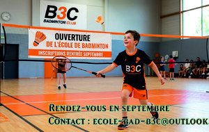 Ouverture de l'école de badminton