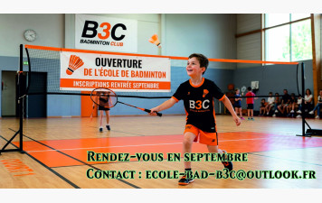 Ouverture de l'école de badminton