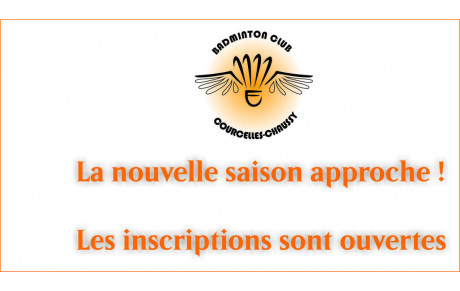 Inscriptions 2018-2019