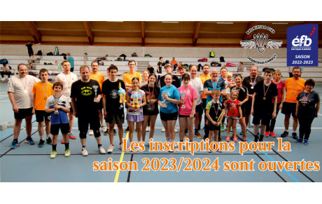 Nouvelle saison 2023/2024